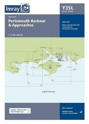 Imray Chart Y35 Laminated: Portsmouth Harbour and Approaches (Small Format): 20