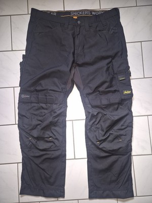 Arbeitshose Snickers mit Holstertaschen, Schwarz, Gr. 56