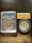 Lot Of 2 Trade Dollars. 1875s Ms61 Chopped And 1877s Chopped Corroded.