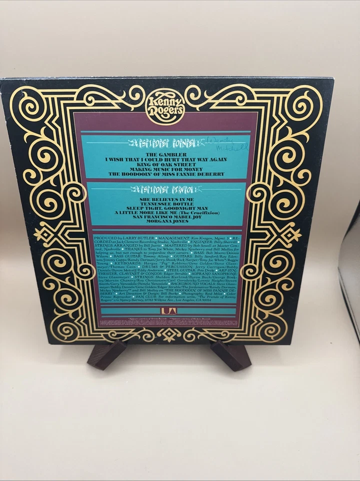 Kenny Rogers: the Gambler – 1978 Album Record Vinyl LP, VG, No Poster - Image 2 of 4