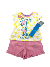Disney Store Minnie Mouse Bambina Due Set Camicia Pantaloncini "Punti Adorabili" Taglia 2 Nuovi