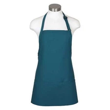 FAME (A DELTA PLUS GROUP COMPANY) 18159 Apron,3-Pocket Bib,F10,Teal