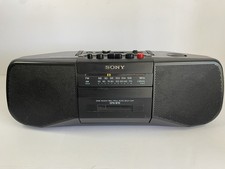 Sony CFS-B15 AM/FM Radio Cassette Recorder Boombox Vintage Tested Working