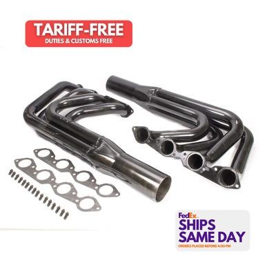 Schoenfeld 2018, 2 Pack Black Steel Bbc Header Sprint Car Dyno Performance Parts