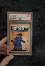 2025 Panini Mosaic - Notoriety Cameron Ward #17 Orange Fluorescent Mosaic Prizm