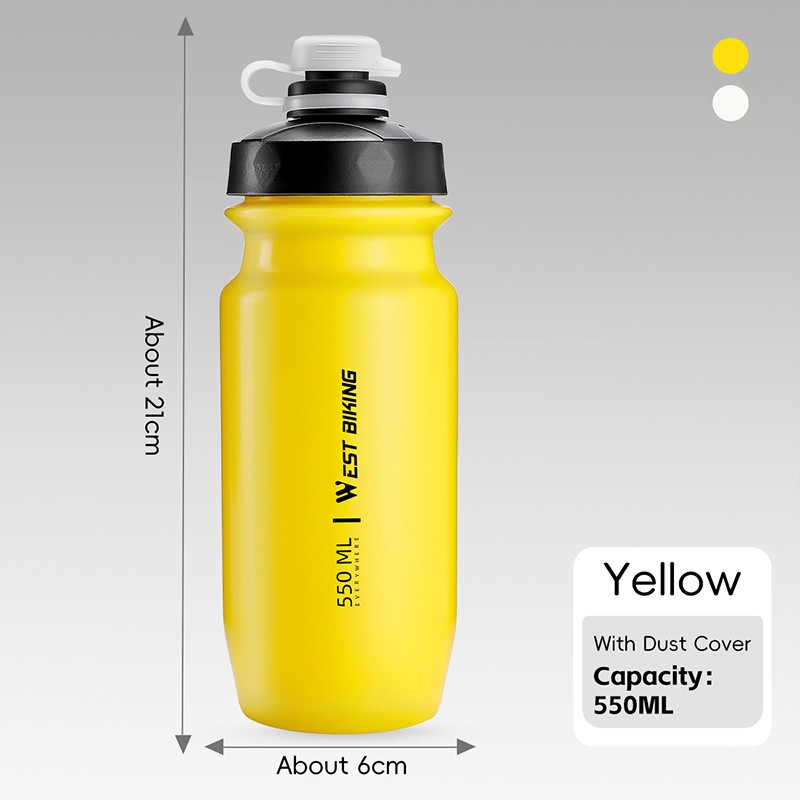 WEST BIKING Cycling Water Bottle 550ML 720ML PP Plastic Spor