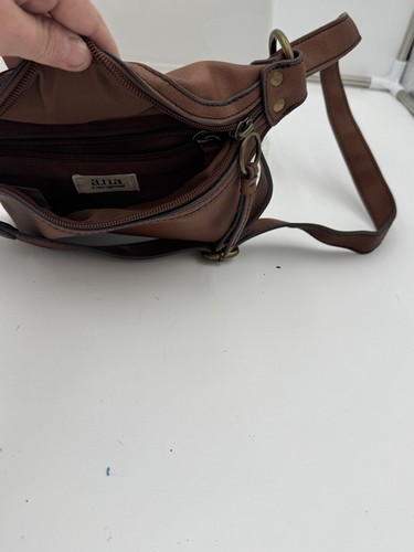 A.N.A. A New Approach Waist Bag Fanny Pack Brown NWOT Brown CLEAN - Picture 4 of 7
