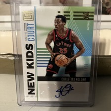 2022-23 Panini Chronicles - New Kids on the Court Autograph Christian Koloko /10