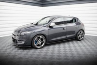Seitenschweller Ansatz FüR Renault Megane GT MK3 Facelift Schweller Schwarz