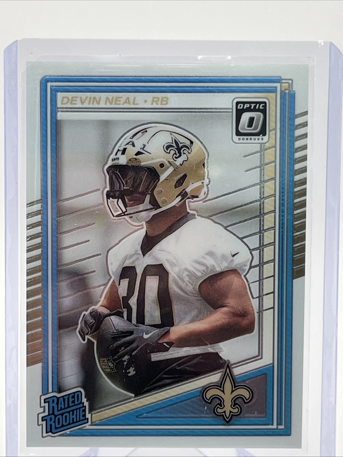 2025 Panini Donruss Optic Devin Neal Rated Rookie New Orleans Saints #282