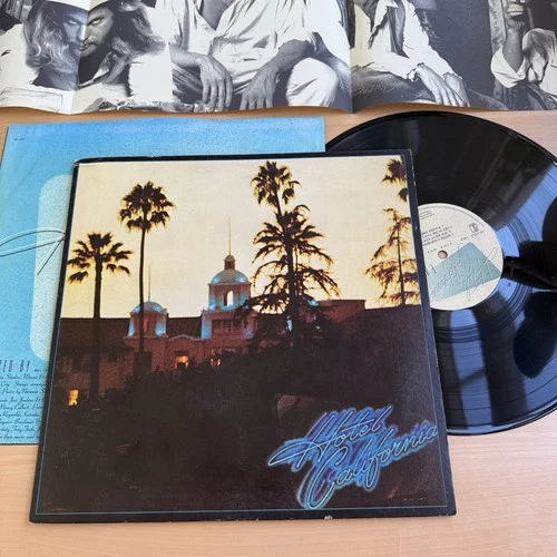 Eagles Hotel California 1976 LP 1st US Pressing Complete W/Original Poster!