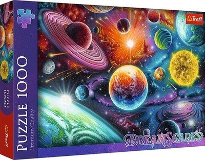 NEW TREFL Jigsaw Puzzle 1000 Pieces Premium Quality Dreamscapes Space Adventure