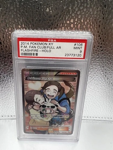 🔥Pokemon Fan Club 106/106 - Pokemon Flashfire XY Full Art Ultra Rare Card PSA 9