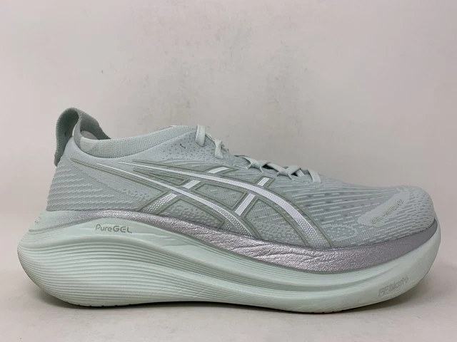 ウォーキング・ランニングウェア ASICS GEL-NIMBUS 27 Pure Aqua/White 24.5 ASICS Gel Nimbus 27 Pure Aqua W for sale | eBay