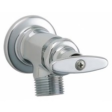 Chicago Faucet Straight Sill Faucet, Single Hole Mount, Polished Chrome 1 Hole