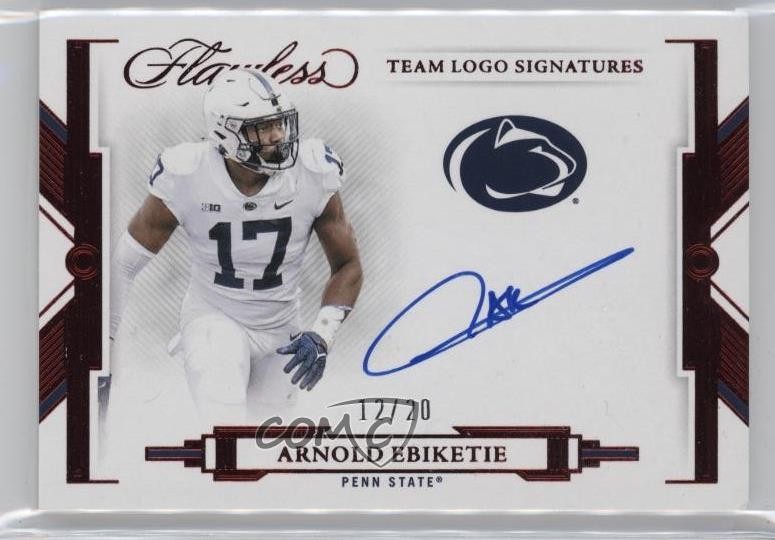 Arnold Ebiketie Panini Flawless Collegiate Team Logo Signatures #TLAEB Base