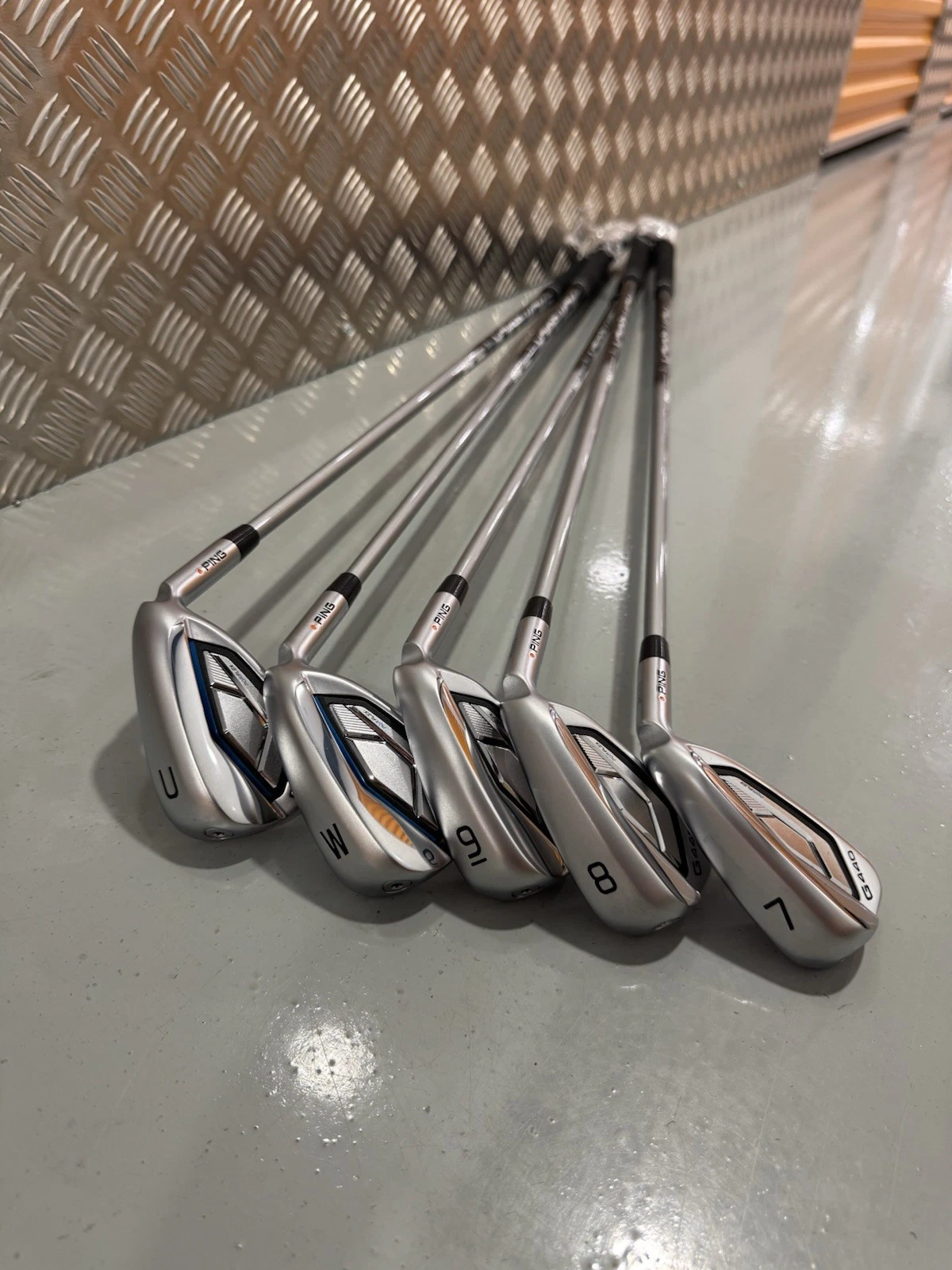 Ping G440 Golf Iron Set 7-PW+UW Orange Dot -1/2" Alta Quick 45g Shafts New