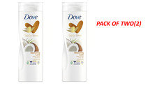 2 X Dove Body Love Lotion With coconut Oil and Almond Milk Restoring Care 400ml