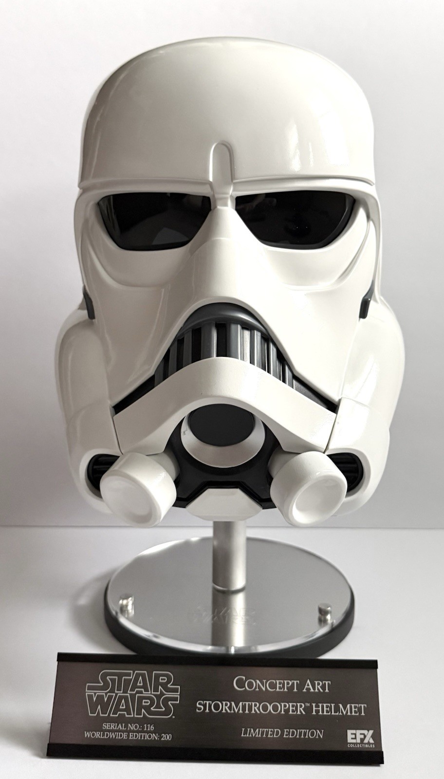 Casco Star Wars EFX Original Concept Art Stormtrooper LE