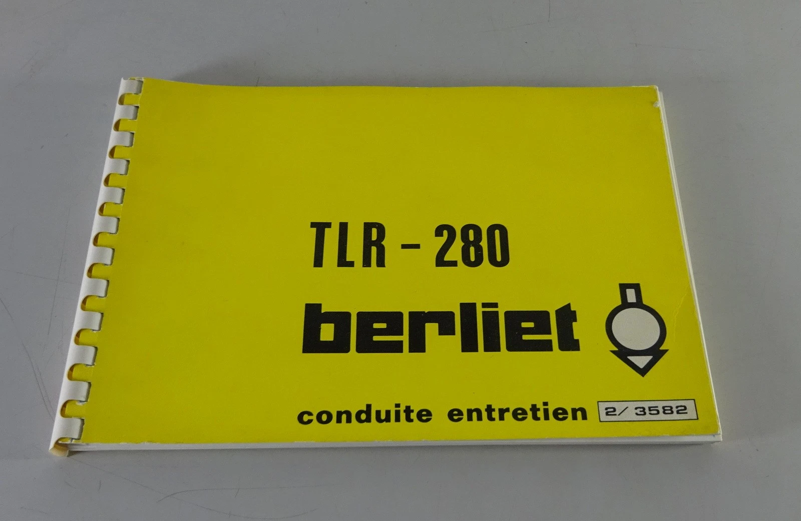 Operating Instructions / Manual Renault Truck Berliet TLR - 280 Version 12/1976
