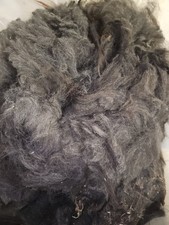 100g Alpaka-Spinnwolle in schwarz, Spinnfutter, zum Spinnen,Filzen,Basteln