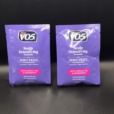 (2) VO5 SCALP DETOXIFYING TREATMENT ZERO FRIZ...