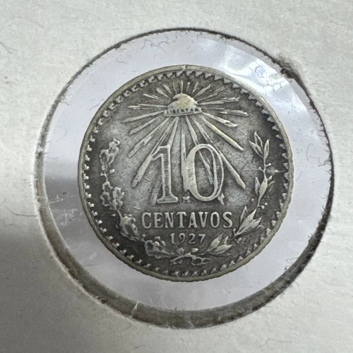 1927 Mexico 10 Centavos Silver — photo from another recent sale