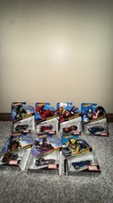 Hot Wheels Marvel Personaje Coches Juego Completo 7 Spider-Man Iron Man Wolverine