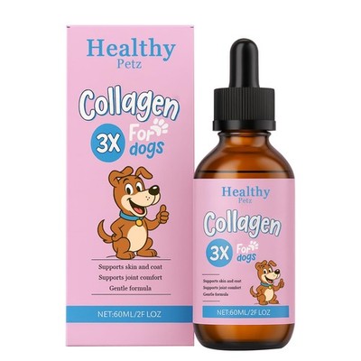 Liquid Collagen for Dogs, Daily Collagen for Dogs with ThreeCollagen Types & ...