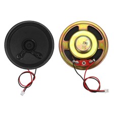 MECCANIXITY 2 Pcs 8 Ohm Small Speaker, 1W 57mm Diameter Metal Shell