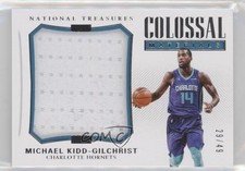 2017-18 National Treasures Colossal Materials 29/49 Michael Kidd-Gilchrist 5x8