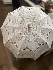 Parasols Lace Victorian Edwardian Styled Weddings, Reenactment, Costume, Theater