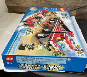 NEW LEGO CITY 7213 OFF-ROAD FIRE TRUCK & FIREBOAT 388 PCS #MO16214