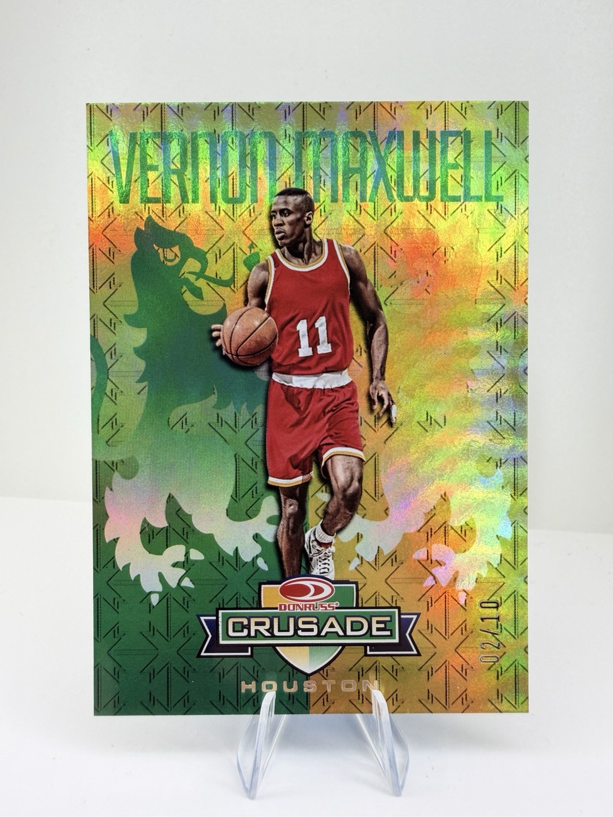 GOLD #’d /10 ❗️ 2026 Panini Vernon Maxwell Donruss Crusade C-VM Rockets