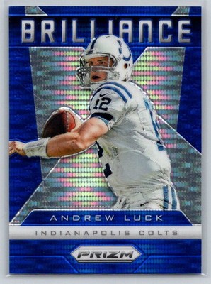 2013 Panini Prizm Brilliance Prizms Blue Pulsar #2 Andrew Luck