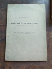 D. Rudatis, Rivelazioni Dolomitiche. La parete nord-ovest della civetta, 1927