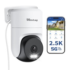 2.5K 4MP Outdoor Security Camera Pan Tilt WiFi Home CCTV IP66 Motion Detection