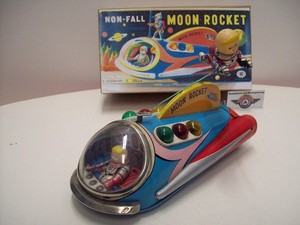 Jouet Ancien Modern Toys Moto Police Japon – Tôle – Vers 1960 – Fonctionne