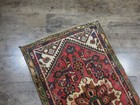 Geometric Turkish Vintage Rug,Turkish HandMade Anatolian Tribal Rug 1.10x3.3 Ft — photo 8