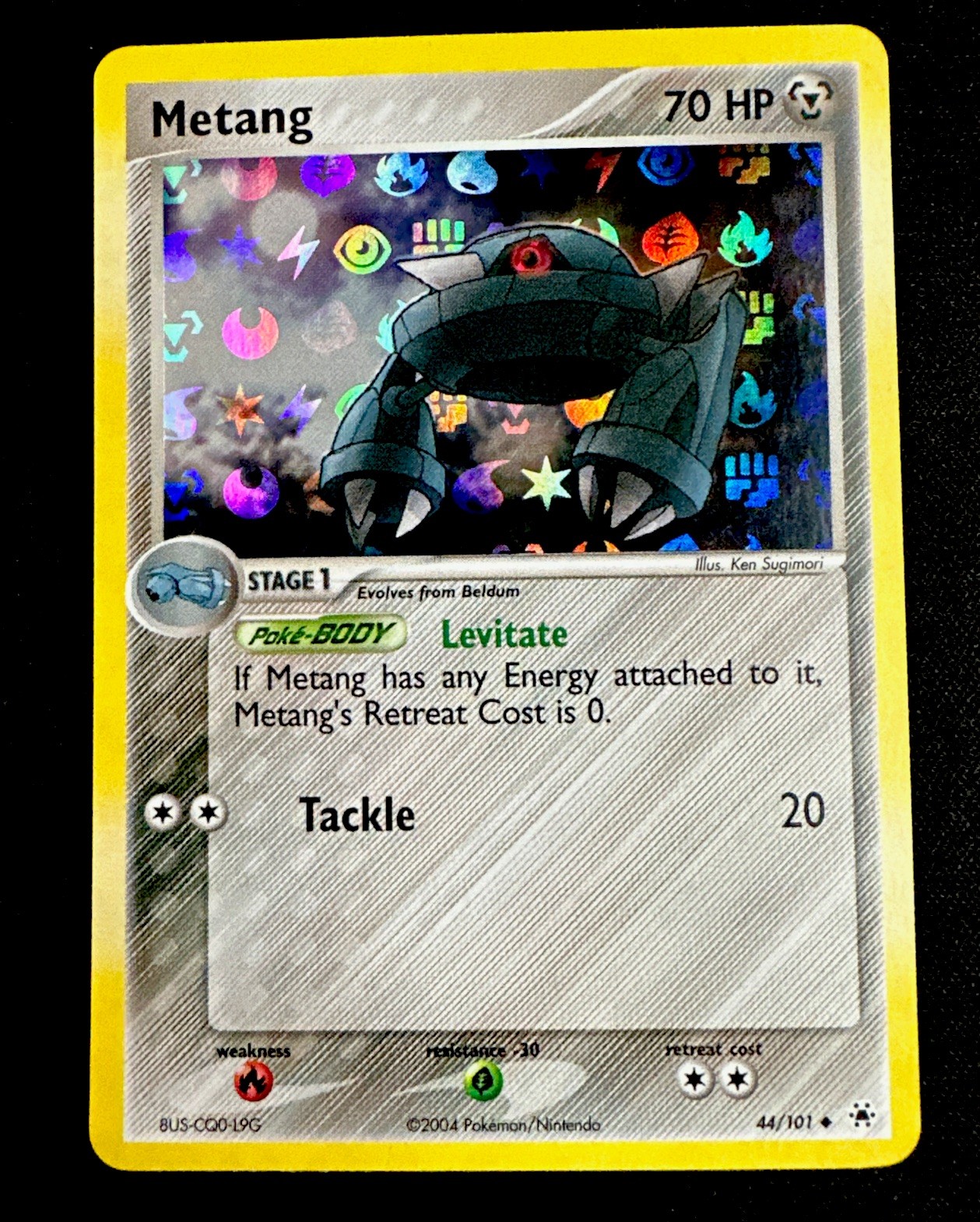 Metang 44/101 NM Reverse Holo EX Hidden Legends Pokémon Card
