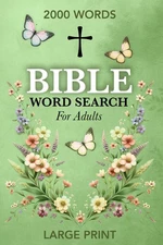Bible Word Search Large Print: Inspiring Christian Wordfind Puzzles for Ad - NEW