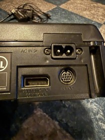 SEGA Saturn MK-80000A Black Console w/1 Controllers, Cords & 1 Game Please Read