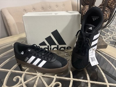 Size 11.5 - Adidas VL Court 3.0 Black White Gum / Well Below Retail!!