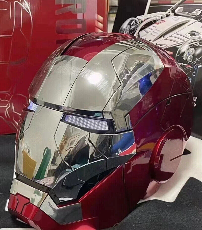 AUTOKING Iron Man MK5 Voice-control Helmet 1:1 Wearable Mask Cosplay Prop Gift - Bild 4 von 4