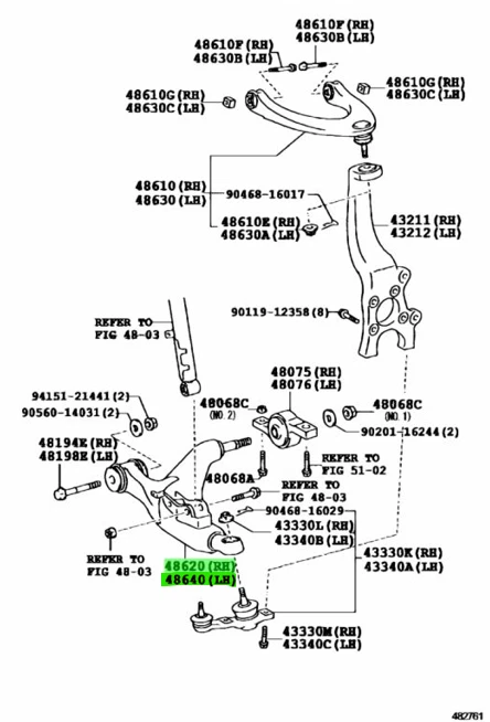 正品 LEXUS GS350 GS430 GS460 IS350 右左前置降低控制臂套装 — 第 2/2 张图片