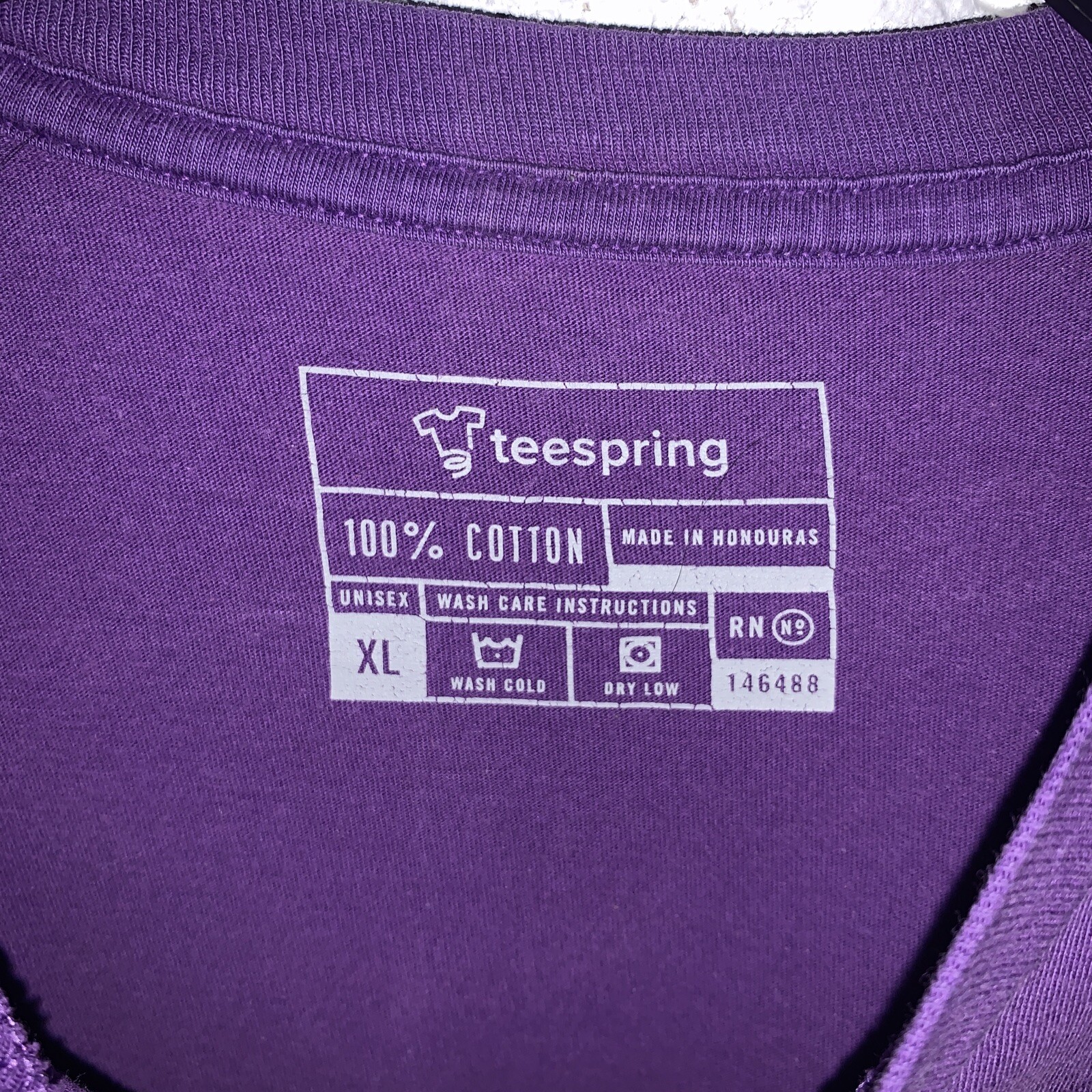 teespring t shirt size XL Mens Built In The Fourties’ Purple Short