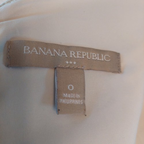 Banana Republic Black White Ombre Sheath Mini Dress Sleeveless Scoop Neck Size 0 - Picture 10 of 13