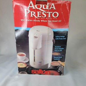 SALTON AQUA PRESTO HOT WATER URN KE5 1/2 GALLON 