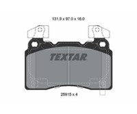 Bremsbelagsatz, Scheibenbremse Q+ Textar 2591503 FüR Opel