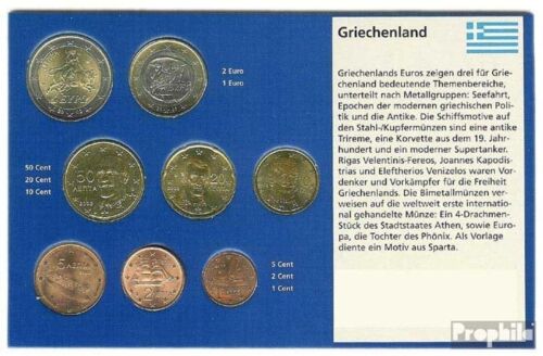 Grecja 2003 szt./nieobiegowy zestaw monet obiegowych stgl./nieobiegowy 2003 EURO - Zdjęcie 1 z 1
